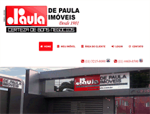 Tablet Screenshot of depaula.com.br