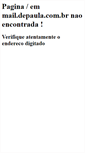 Mobile Screenshot of mail.depaula.com.br